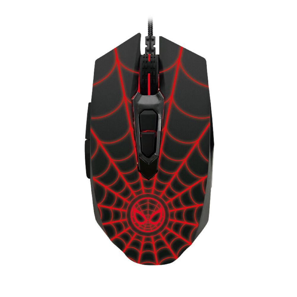 Mouse Gamer Xtech Spider-man Miles Morales Usb 2400dpi image number 0.0