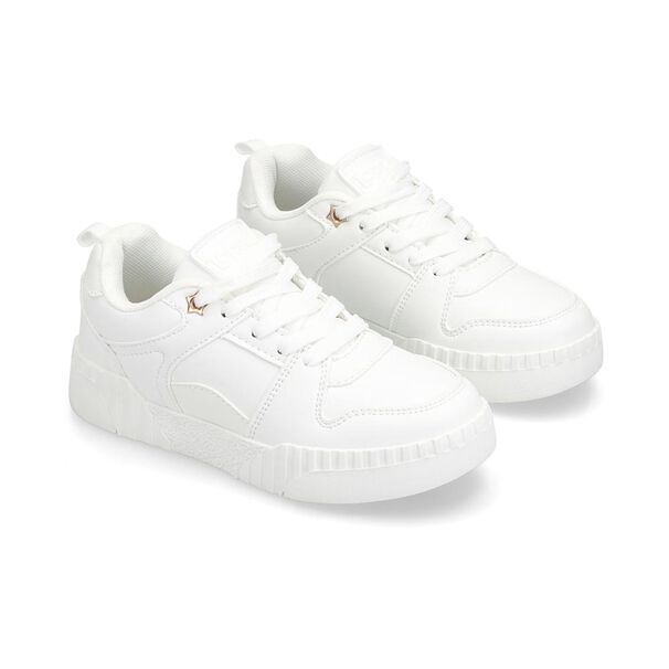 Zapatilla Infantil Ni&ntilde;a Topsis White