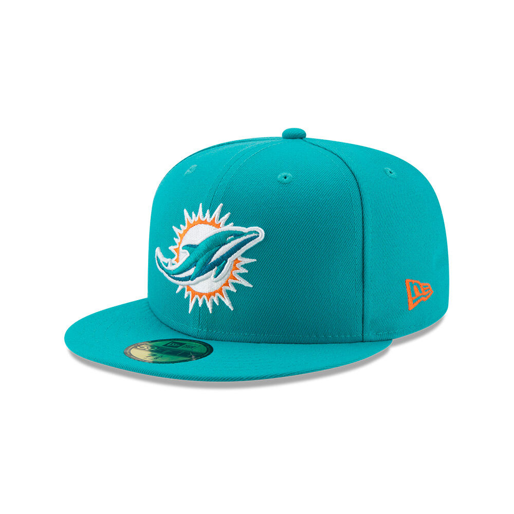 Gorra 59fifty Miami Dolphins Nfl Clásicos Turquesa image number 0.0