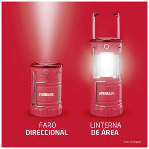Linterna Foco Farol Led 350lm Compactable Rojo