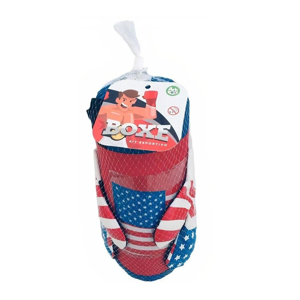Juguete Guantes Y Saco De Box Usa Infantil 33x14cm image number 3.0