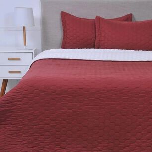 Plumon Quilt 2 Plazas Sherpa Burdeo Mashini