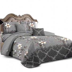 Juego De Sabanas + Cubrecama De 2 Plazas + 2 Funda De Almohada Cobertor Verano Qs-16