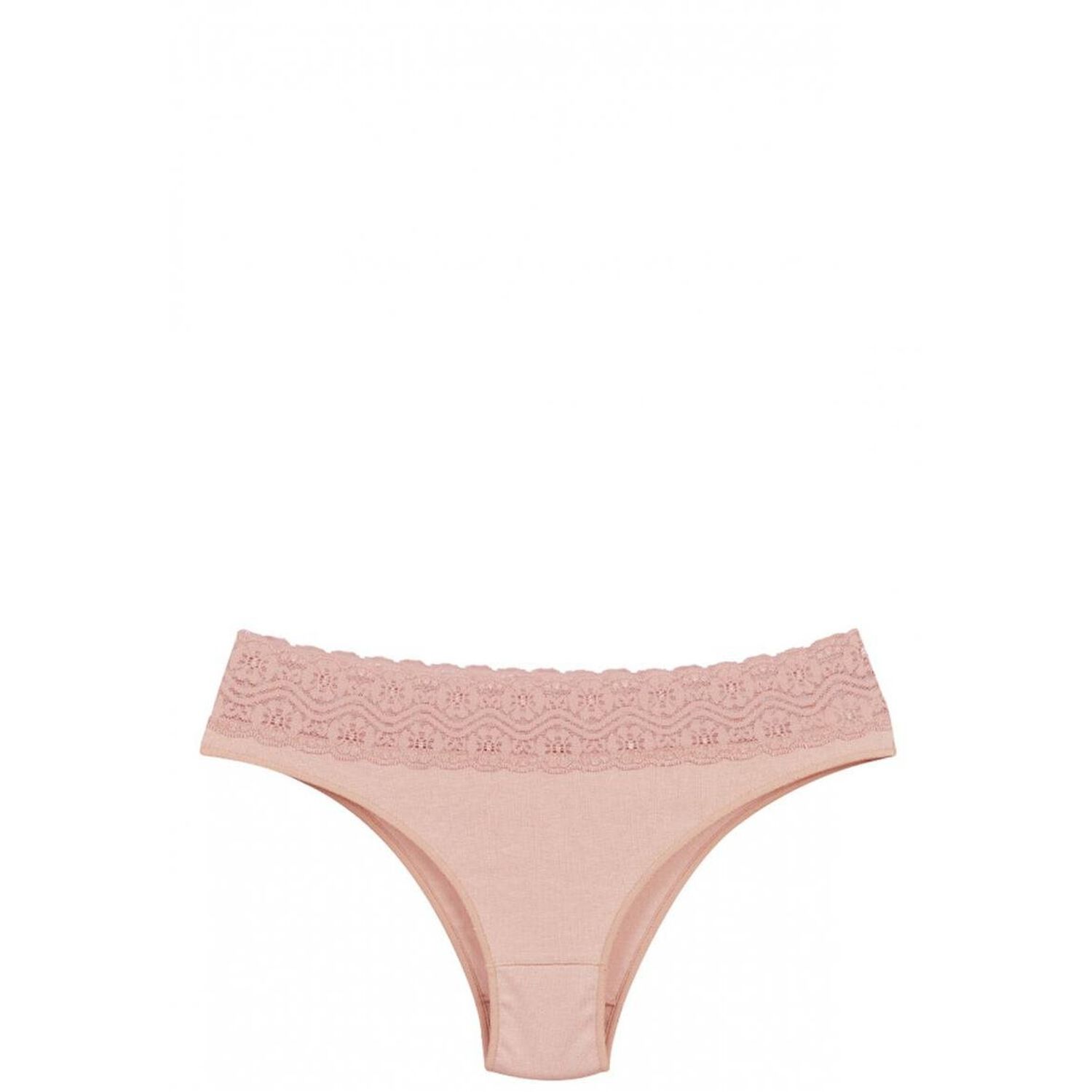 Bikini Algod&oacute;n Con Encaje Palo De Rosa 2rios image number 4.0