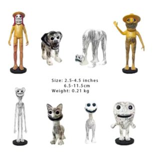 Pack 8 Figuras Zoonomaly