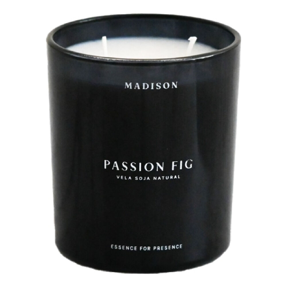 Vela Soja Natural 320 Grms Negro Passion Fig Madison image number 0.0