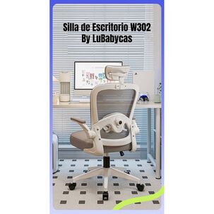 Silla De Escritorio Con Apoya Cabeza Negra By Lubabycas