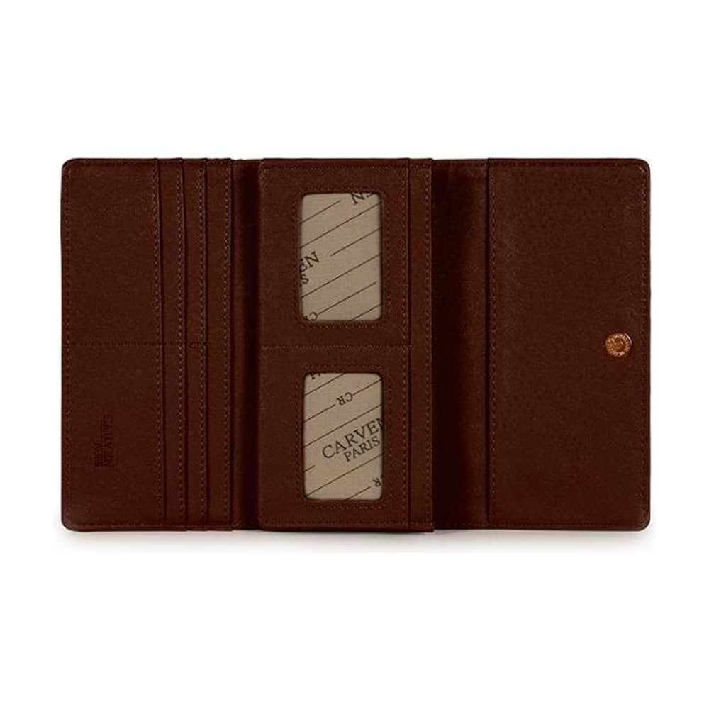 Billetera Mujer Alda Serpent Marr&oacute;n Carven image number 2.0