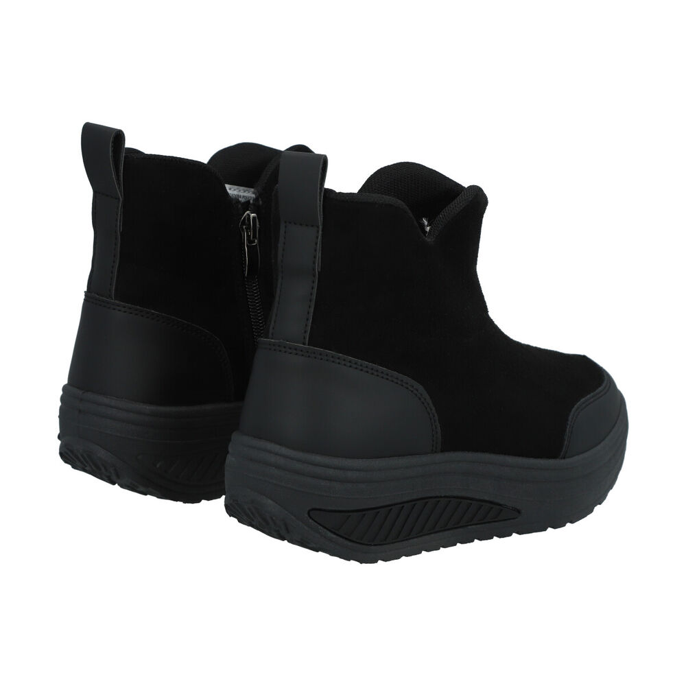 Botin Mujer Negro Plataforma Sole Police image number 3.0