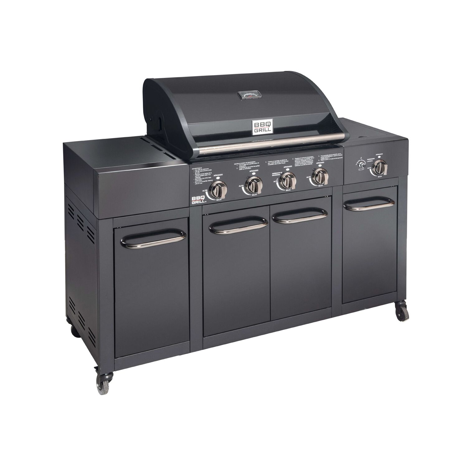 Parrilla Gas Buffalo Black 4+1 Q + Funda De Regalo image number 2.0