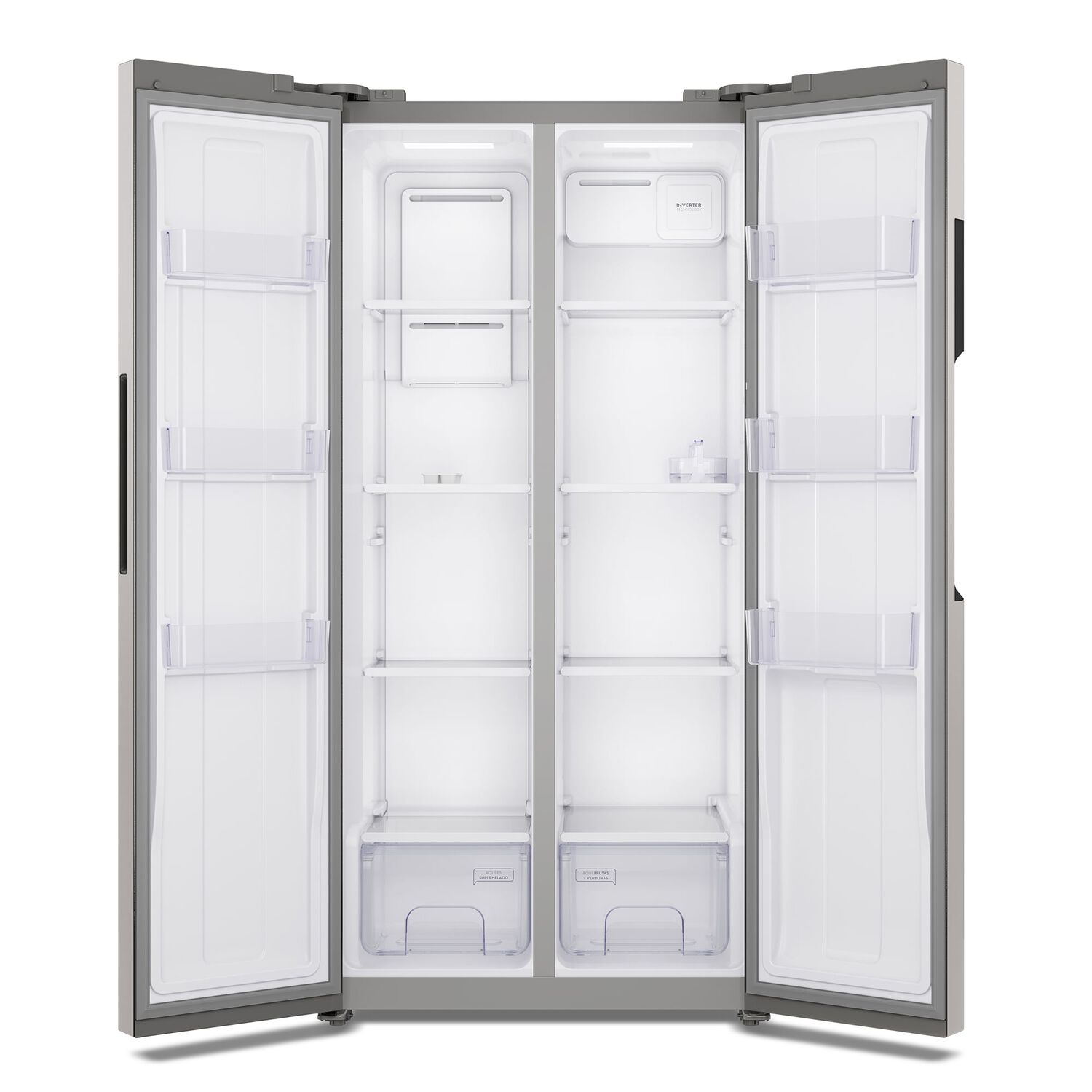 Refrigerador Mademsa 430l No Frost Side By Side Mas430 Inox image number 3.0