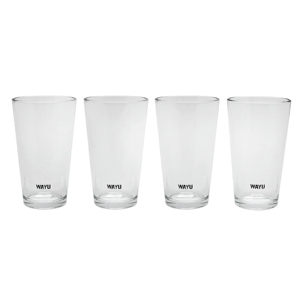 Set 4 Vasos Wayu Vidrio Grueso 475ml Crystal Bebida Jugo image number 1.0
