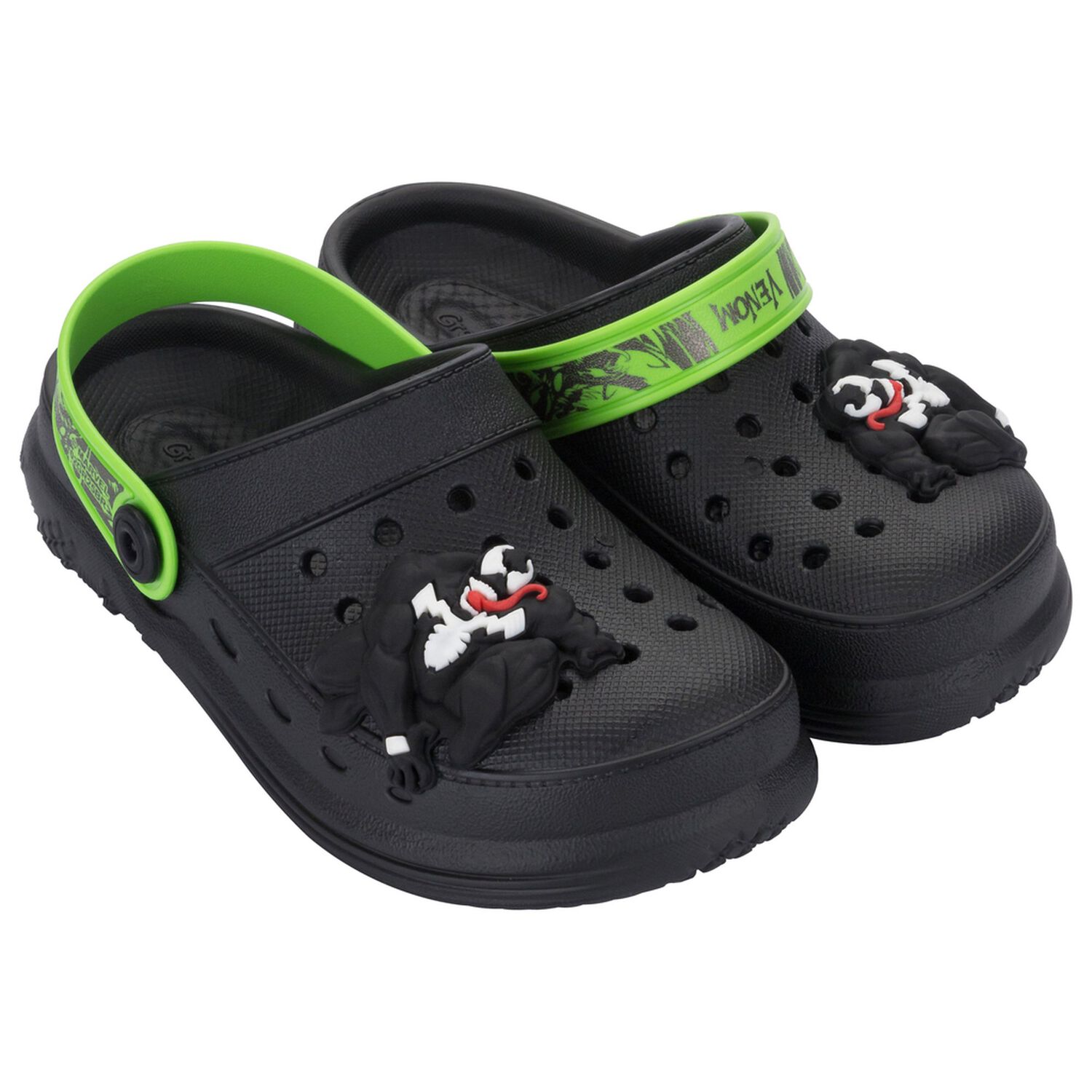 Sandalia Infantil Negro/verde Marvel 157 Ipanema image number 1.0