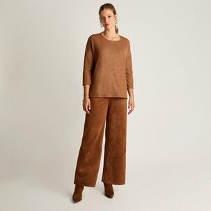 Polera Manga 3/4 Cuello Redondo Mujer Lorenzo Di Pontti