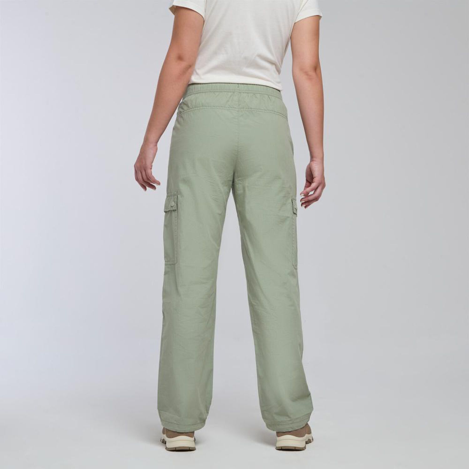 Pantal&oacute;n De Buzo Deportivo Tiro Alto Regular Mujer Wetland image number 3.0