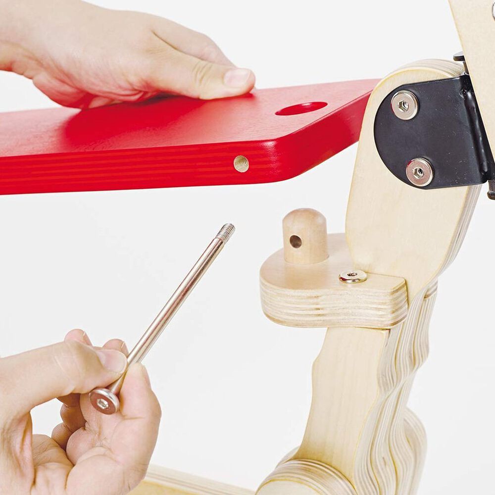 Triciclo Scooter De Madera Theo Rojo image number 2.0
