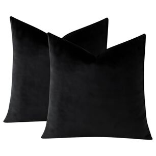 Pack De 02 Fundas De Coj&iacute;n De Terciopelo Suave 45x45 Mod22
