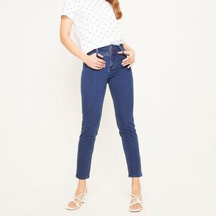 Jeans Tiro Alto Regular Mujer Geeps