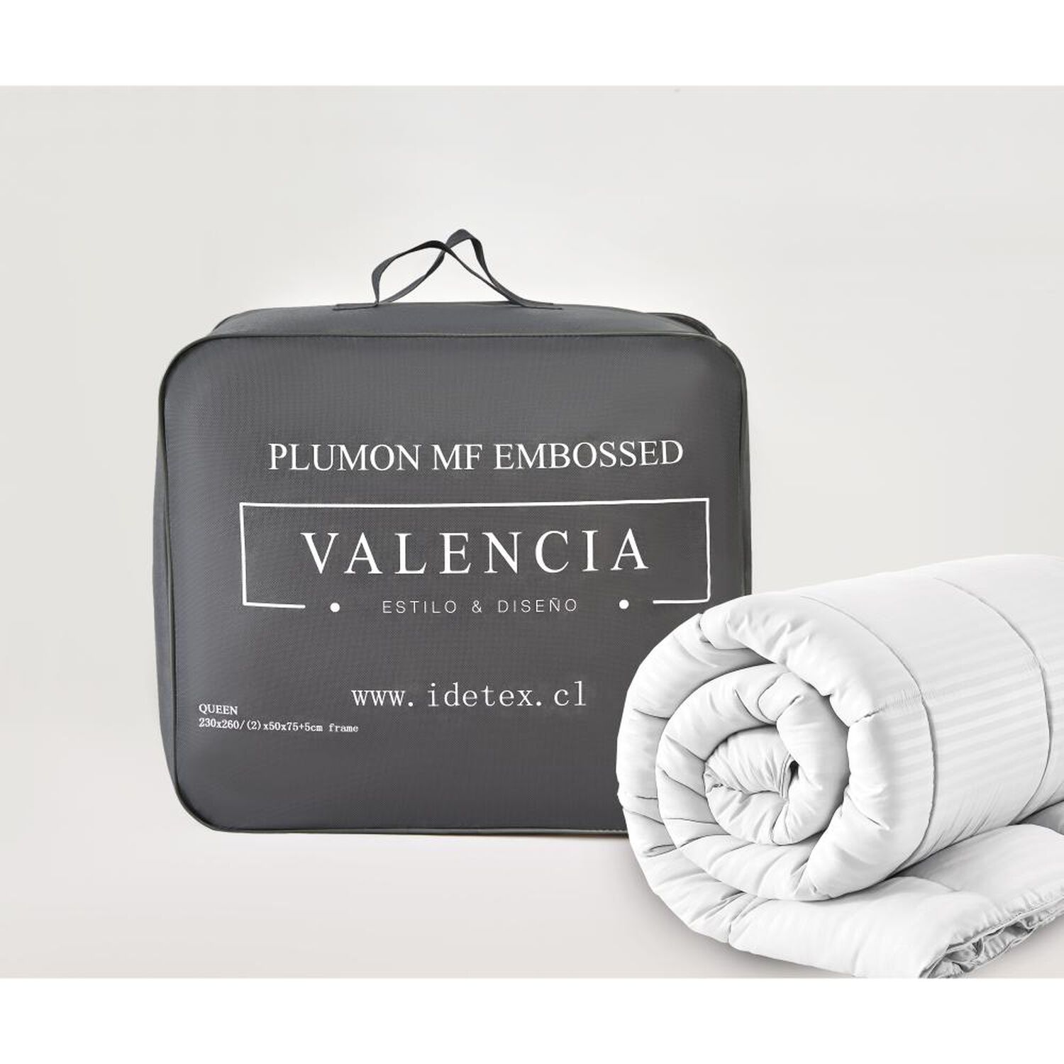Plum&oacute;n Valencia Embossed / 1.5 Plazas image number 3.0