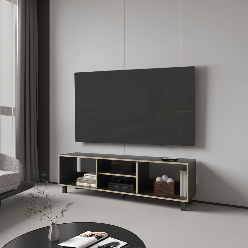 Rack Tv 70" Con 4 Espacios 47,5x160x35 Cm image number 3.0