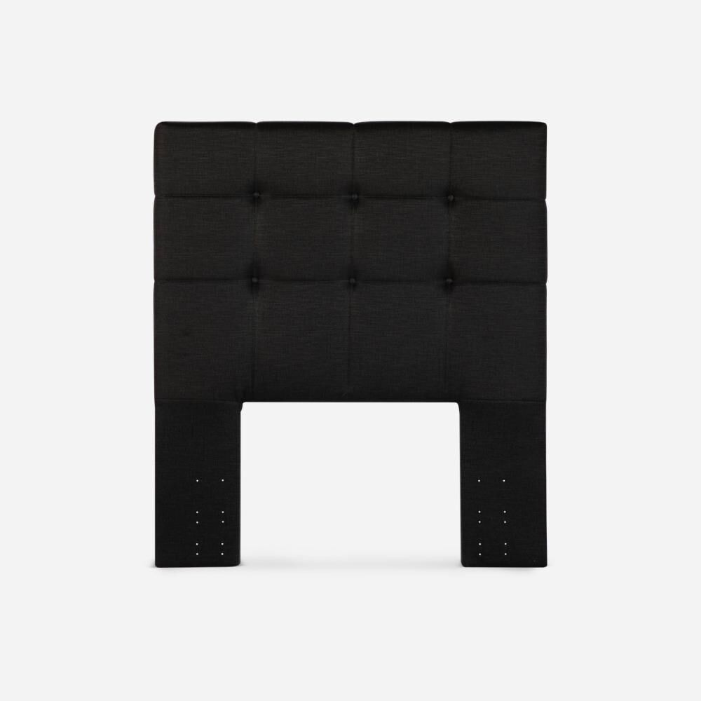 Boxet Rosen Upline / 1.5 Plazas / Base Normal + Set De Maderas Issey Grafito image number 1.0