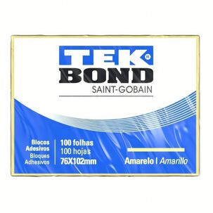 Notas Adhesivas Amarillo - 76x102mm 100 Hojas - Tekbond