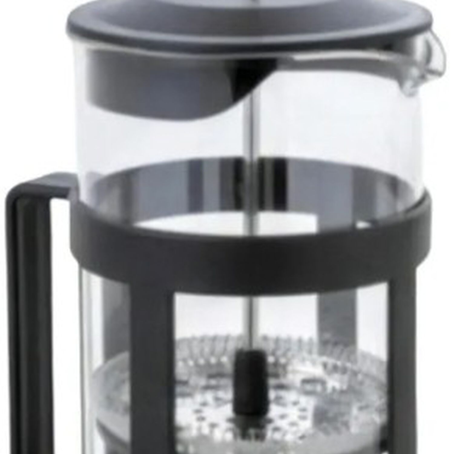 Prensa Francesa Cafetera Manual 600 Ml Glass Cafetiere Color Negro image number 0.0