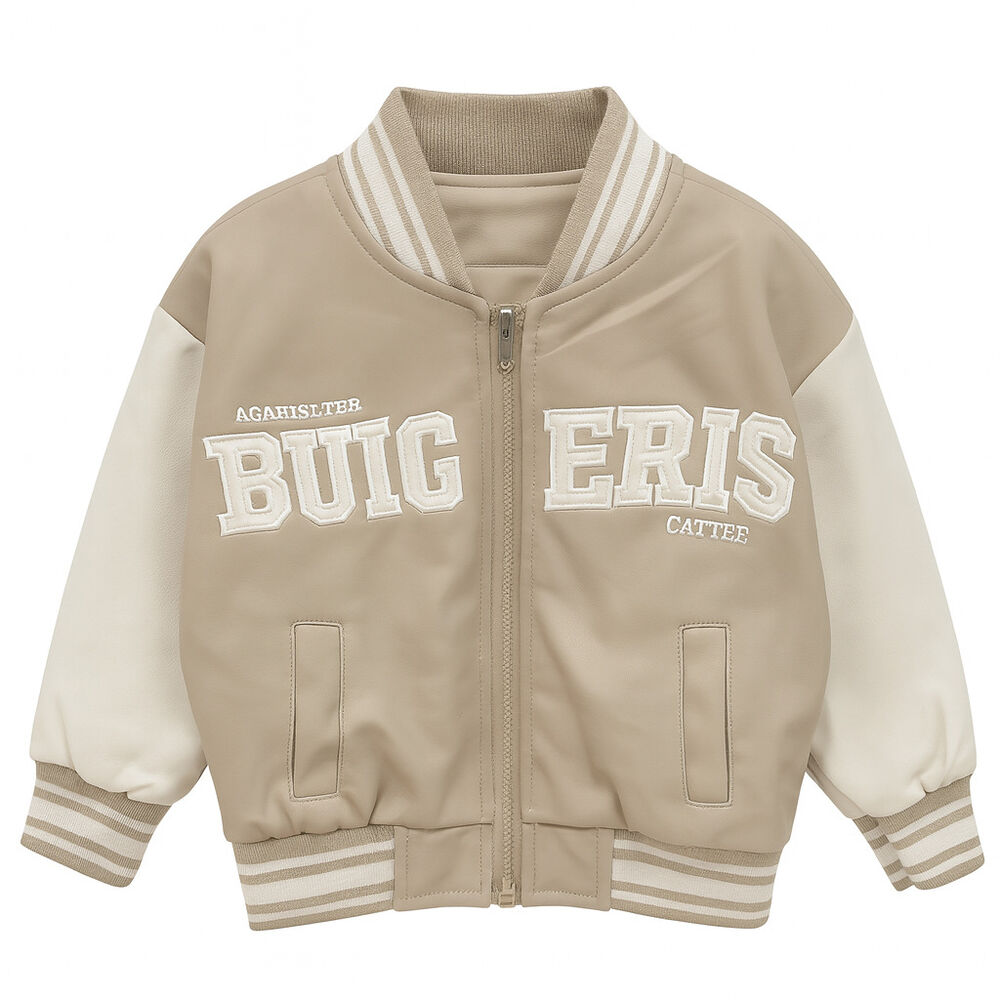 Chaqueta Bomber Ni&ntilde;o Ecocuero Italy Infantil image number 1.0