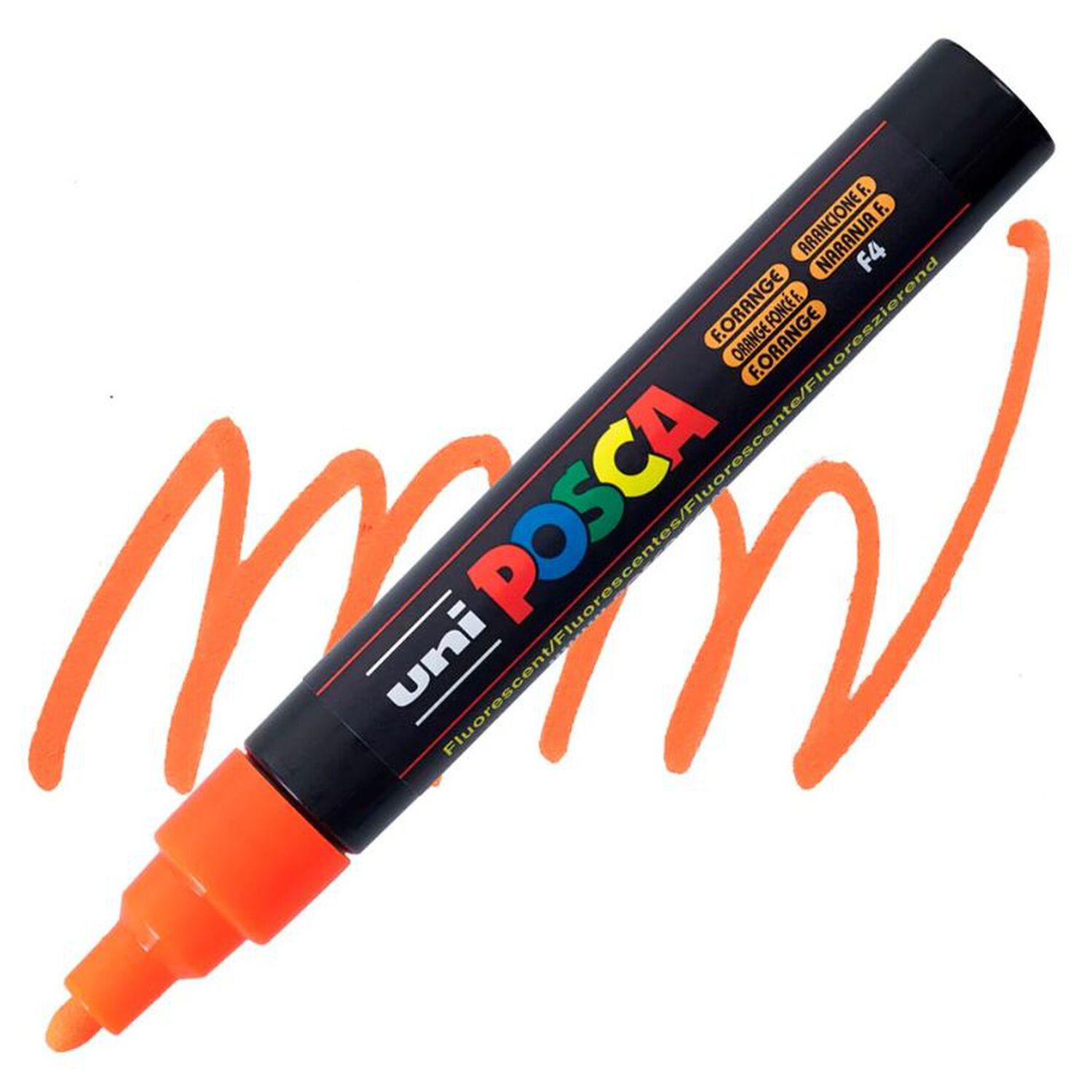 Marcador Acr&iacute;lico Naranja Fluor 5m Posca image number 0.0