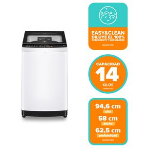Lavadora Autom&aacute;tica 14kg Carga Superior Mdwmt14w Blanca