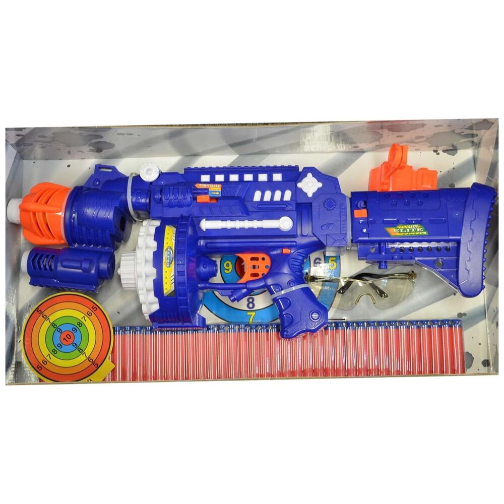 Juguete Lanzador De Dardos Blaster Acc Azul Infantil image number 0.0