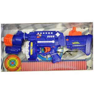 Juguete Lanzador De Dardos Blaster Acc Azul Infantil