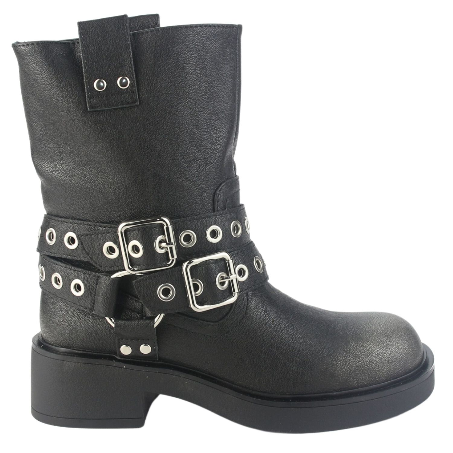 Botin Chalada Mujer Biker-5 Negro Casual image number 0.0