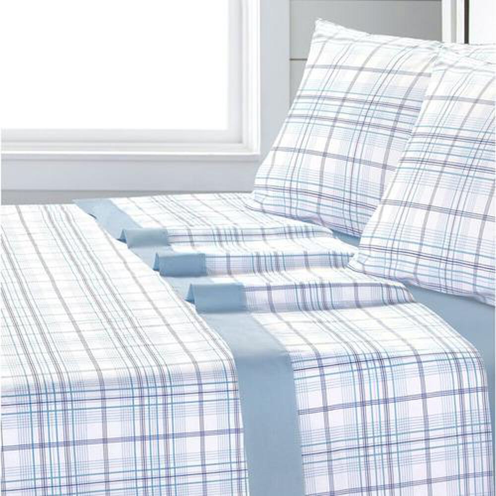 Sabana Andes Estampada 180 Hilos Escoces 105 2 Plaza image number 0.0