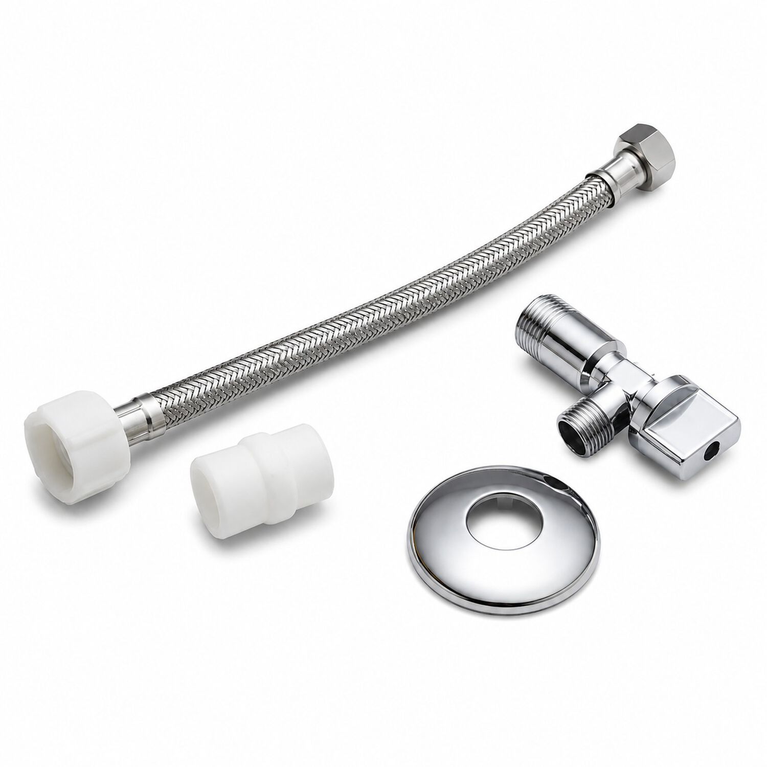 Llave Angular 1/2 Y Flexible Technoflex 1/2x15/16 De 35cm Stretto image number 0.0