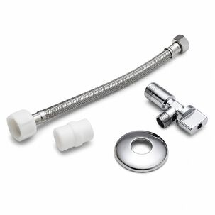 Llave Angular 1/2 Y Flexible Technoflex 1/2x15/16 De 35cm Stretto