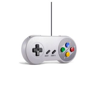 Gamepad Usb Retro Para Super Nintendo 8 Botones Snes Dbc1009