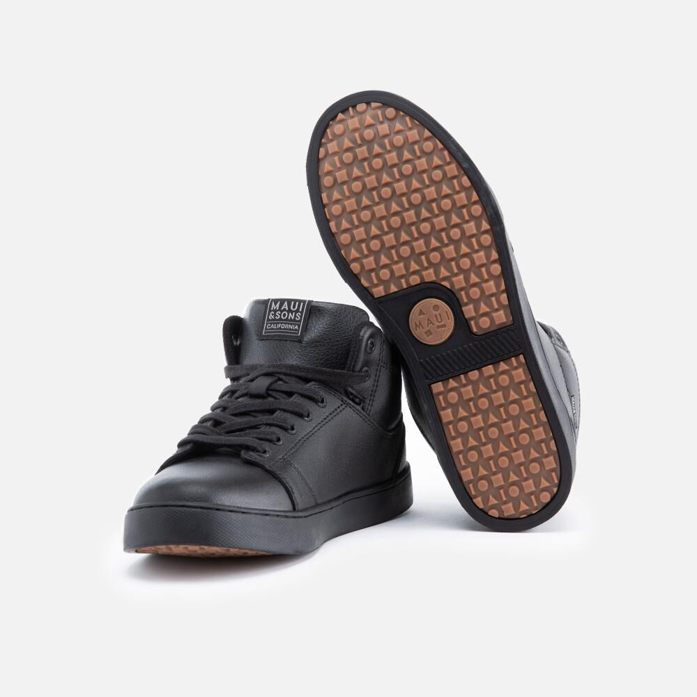 MAUI AND SONS Calzado Escolar Niño Cuero Negra | Falabella.com