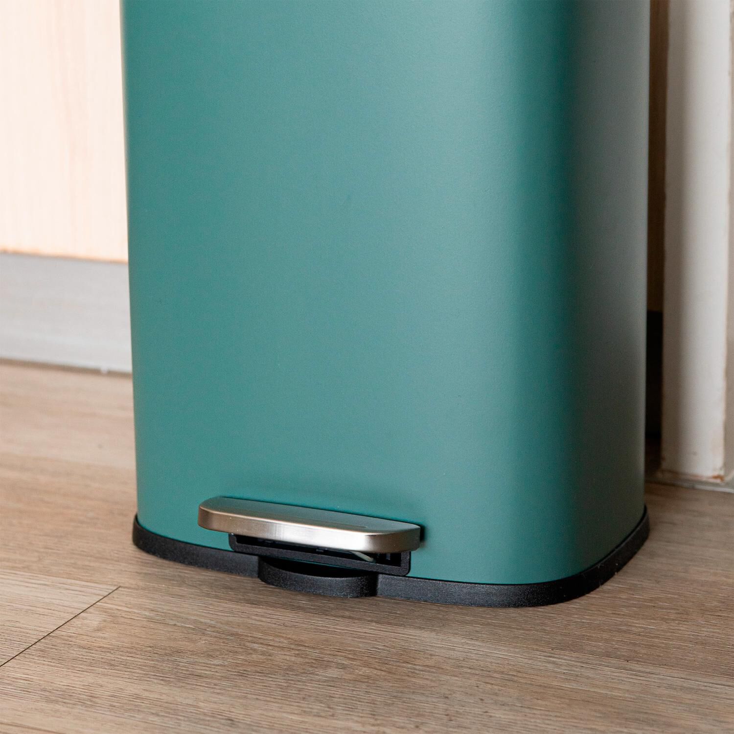 Basurero Cocina Lucca 12lt Pedal Acero Inox Simplit image number 4.0
