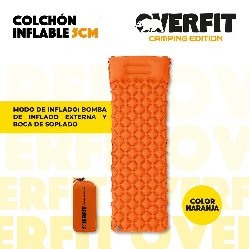 Colchoneta Inflable Individual Camping Overfit Light 5cm image number 5.0