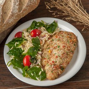 Set De 6 Platos Melamina Redondo Blanca 23 Cm L&iacute;nea Cl&aacute;sica