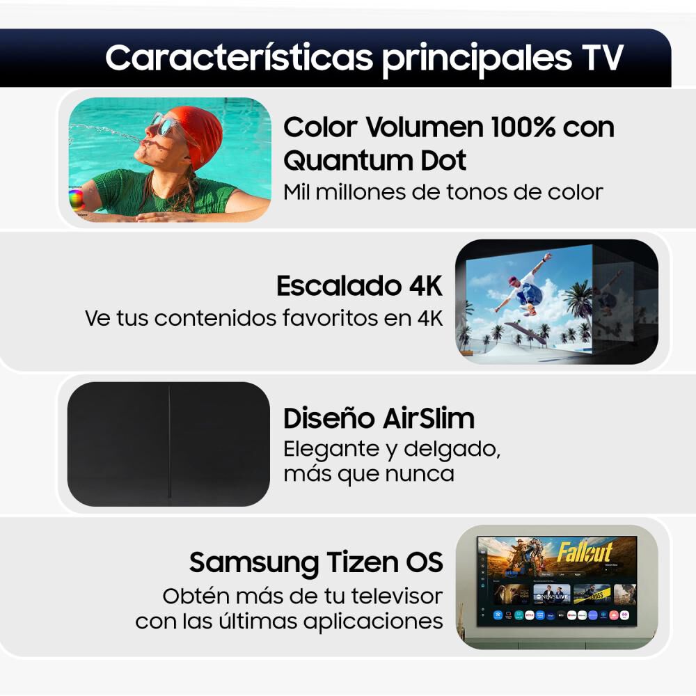 Qled 43" Samsung Q65D / Ultra HD 4K / Smart TV 2024 image number 3.0