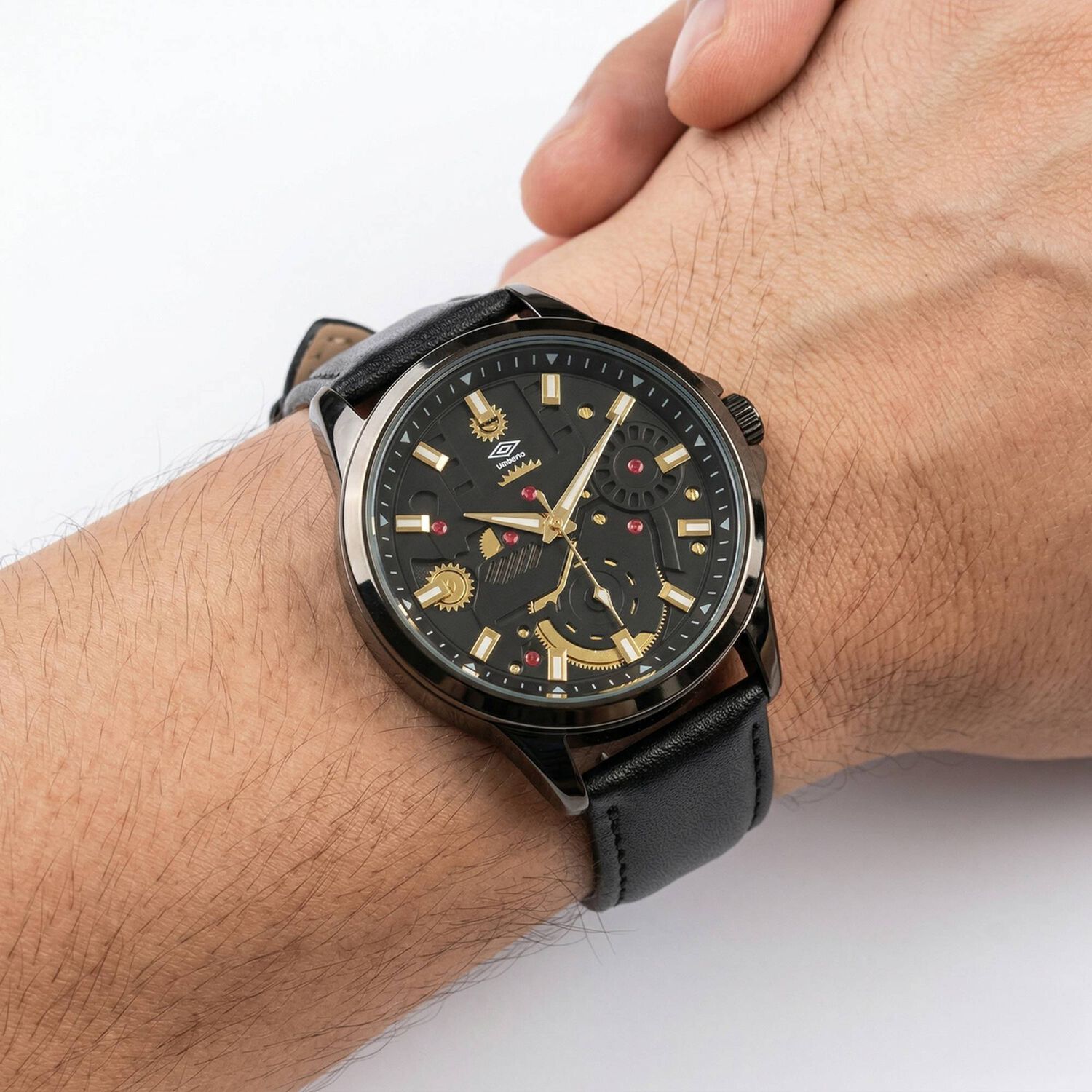 Reloj An&aacute;logo Hombre Umbro Plus Negro Umbp-1500-70 image number 3.0