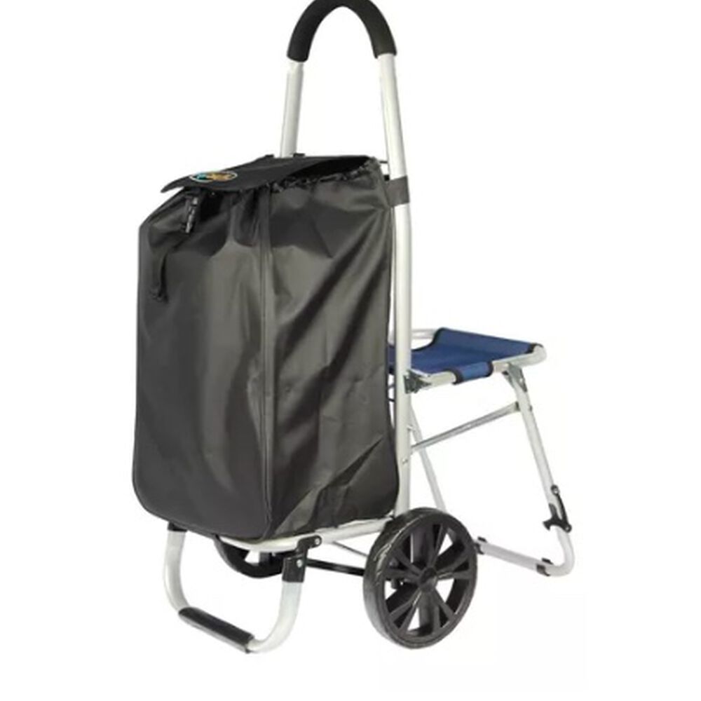Carrito De Compras Plegable Con Silla image number 0.0