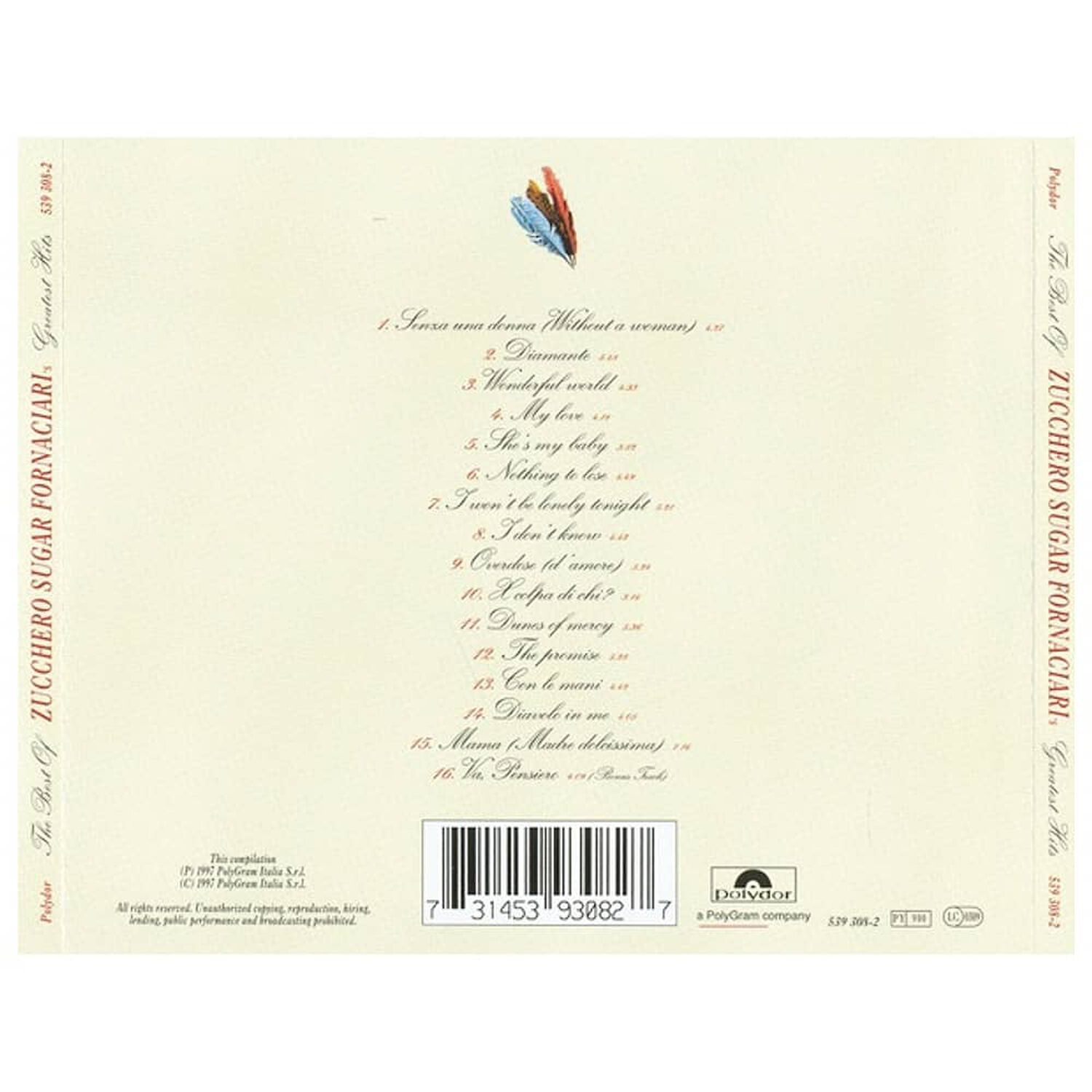 Zucchero - The Best Of | Cd image number 1.0