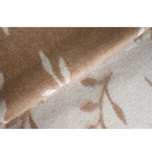 Frazada Andes 25% Lana Rama Beige 2 King
