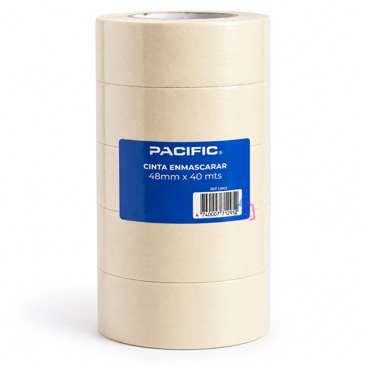 Pack 5 Cintas De Enmascarar Masking Tape 48mm X 40m - Ps image number 3.0