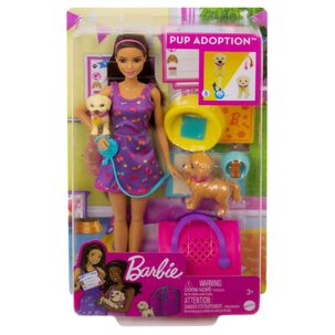 Muñeca Barbie Adopta Un Perrito Latina