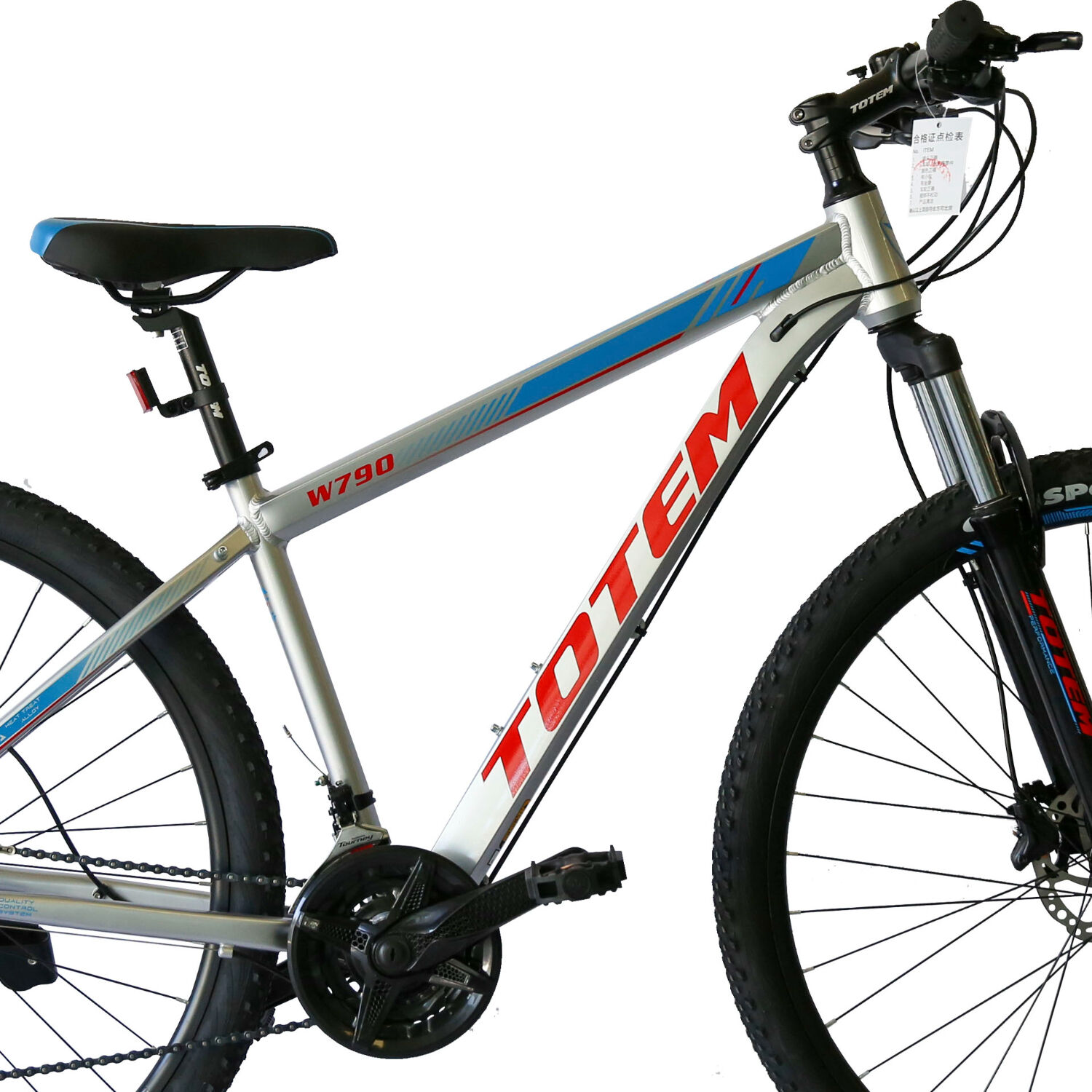 Bicicleta Totem Mtb Aro 29*19 W790 Color Plateado image number 3.0