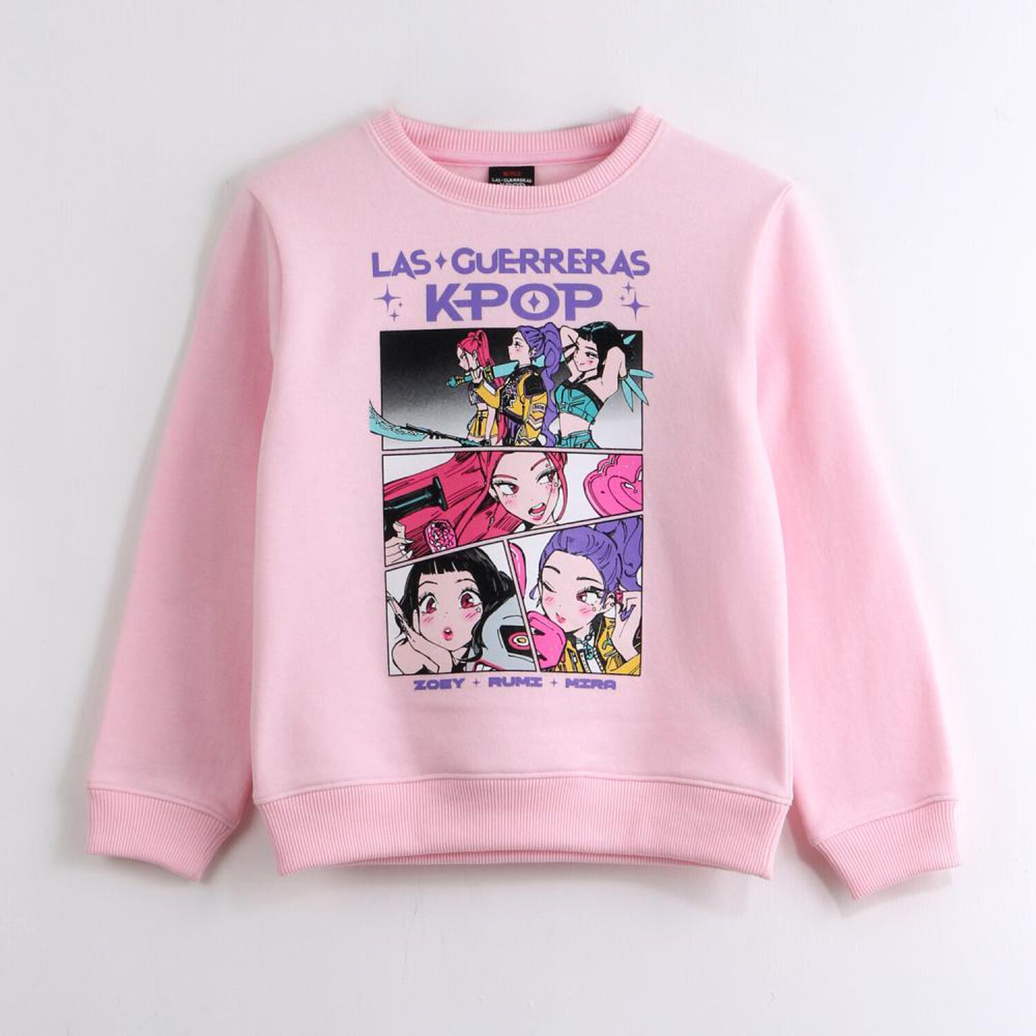 Poleron Cerrado Ni&ntilde;a Guerreras Kpop Demon Hunters image number 0.0